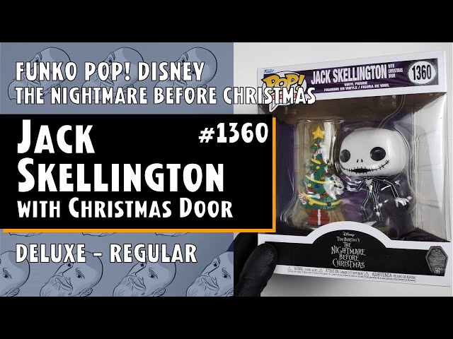 30th Anniversary - Jack with Halloween Door (Pop! Deluxe) vinyl figurine  no. 1361, The Nightmare Before Christmas Funko Pop!