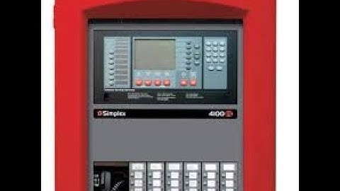SIMPLEX FIRE ALARM PANEL 4100 ES trouble -(disable - enable devices ) modify date – network
