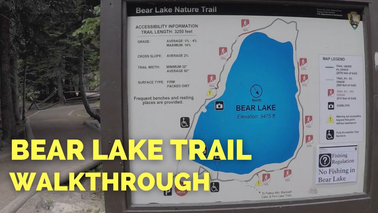 Bear Lake Trail Walkthrough Rocky Mountain National Park Youtube