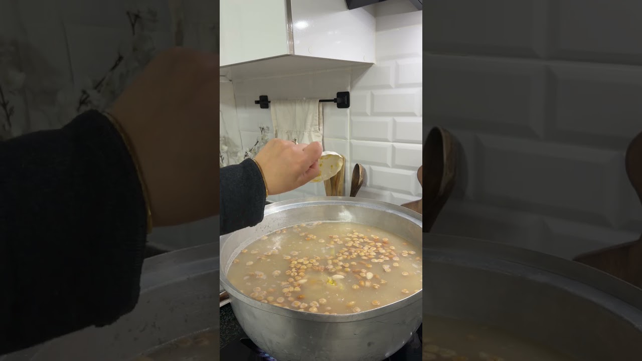 Bayram tatlısı / aşure yapıyoruz / kolay aşure tarifi
