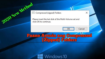 Paano asyusin ang Compressed (ZIPPED)Insert the last disk of the mult-ivolume set and click OK.