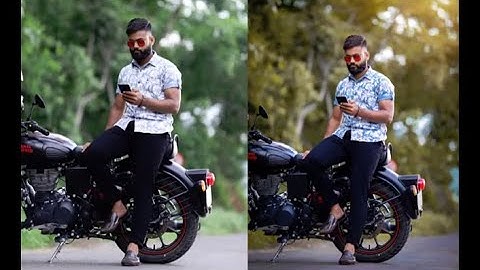 Outdoor photo editing tutorial l step by step l photoshop CC tutorial