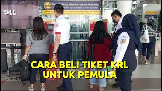 CARA BELI TIKET KRL TERBARU ST BEKASI KE ST JAKARTA KOTA #krlcommuterline #krl #stasiun