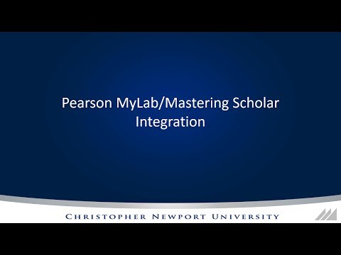 Pearson's MyLab/Mastering