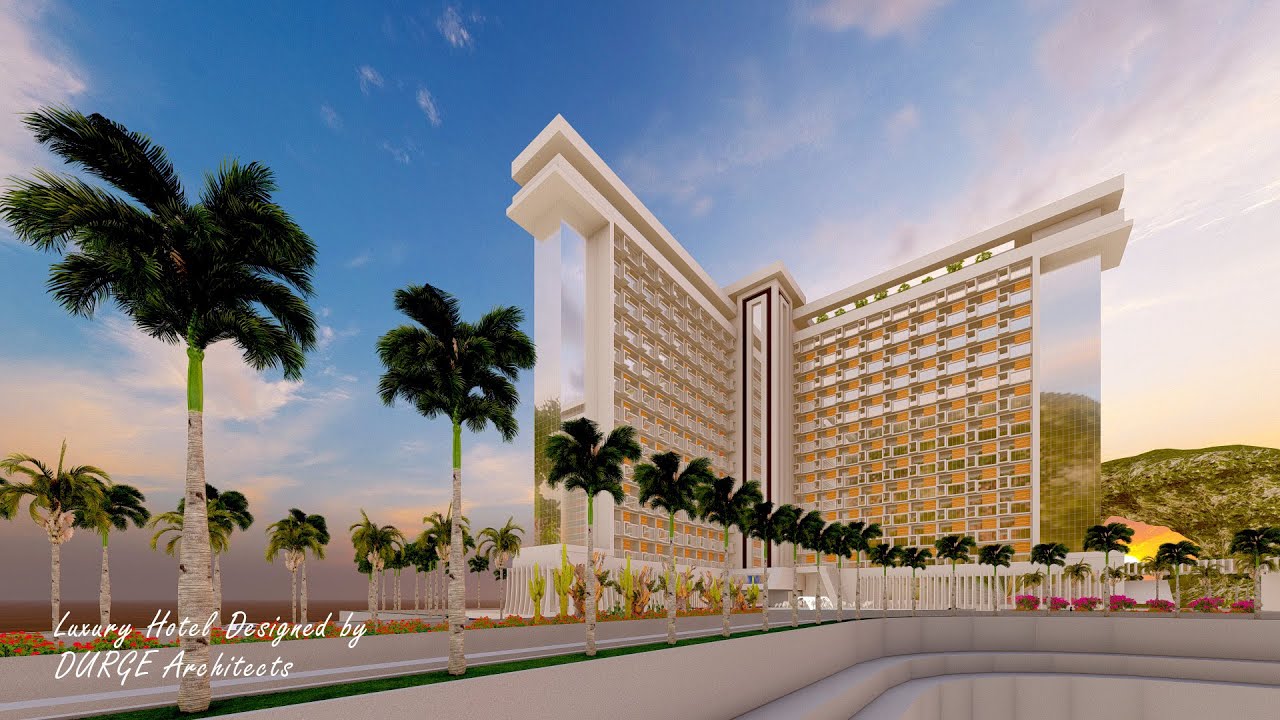 Sea faced hotel I Lumion 12 rendered I basic conceptual design I Beach ...