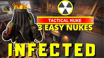 EASY LADDER BLOCK NUKE in INFECTED + GLITCH SPOT TRICKSHOT | Call of Duty Modern Warfare