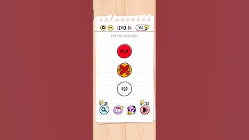 Pick the red ❌, yellow 🟡| Brain test level 54