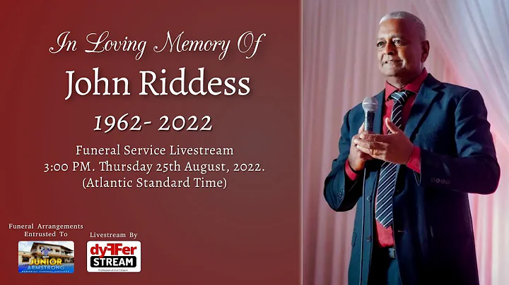 John Riddess Funeral Service Livestream