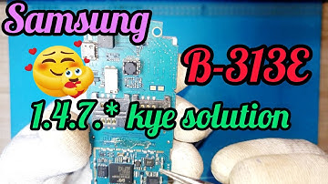 Samsung B-313E kyepad 1,4,7,* problem Solution #mobileengineer
