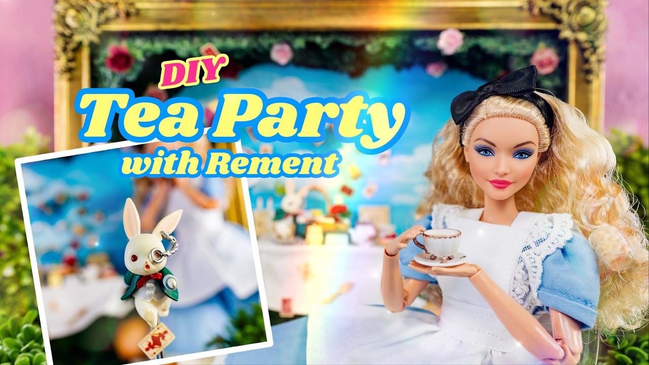 Can We Use Rement Wonderland Tea Party Set With Our Dolls? Plus DIY Shadow Box