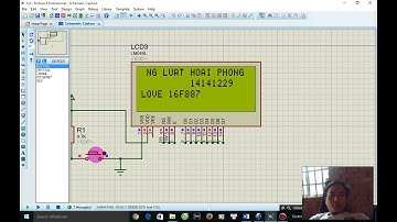 HIỆN KÍ TỰ LÊN LCD VÀ DỊCH KÍ TỰ DÙNG 8BIT