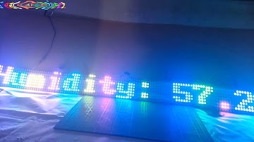 Getting Started WS2812B RGB Led 32x8 with Esp32