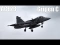 SweAF Gripen C Fighters Returning From a Mission - ACE23 [4K]