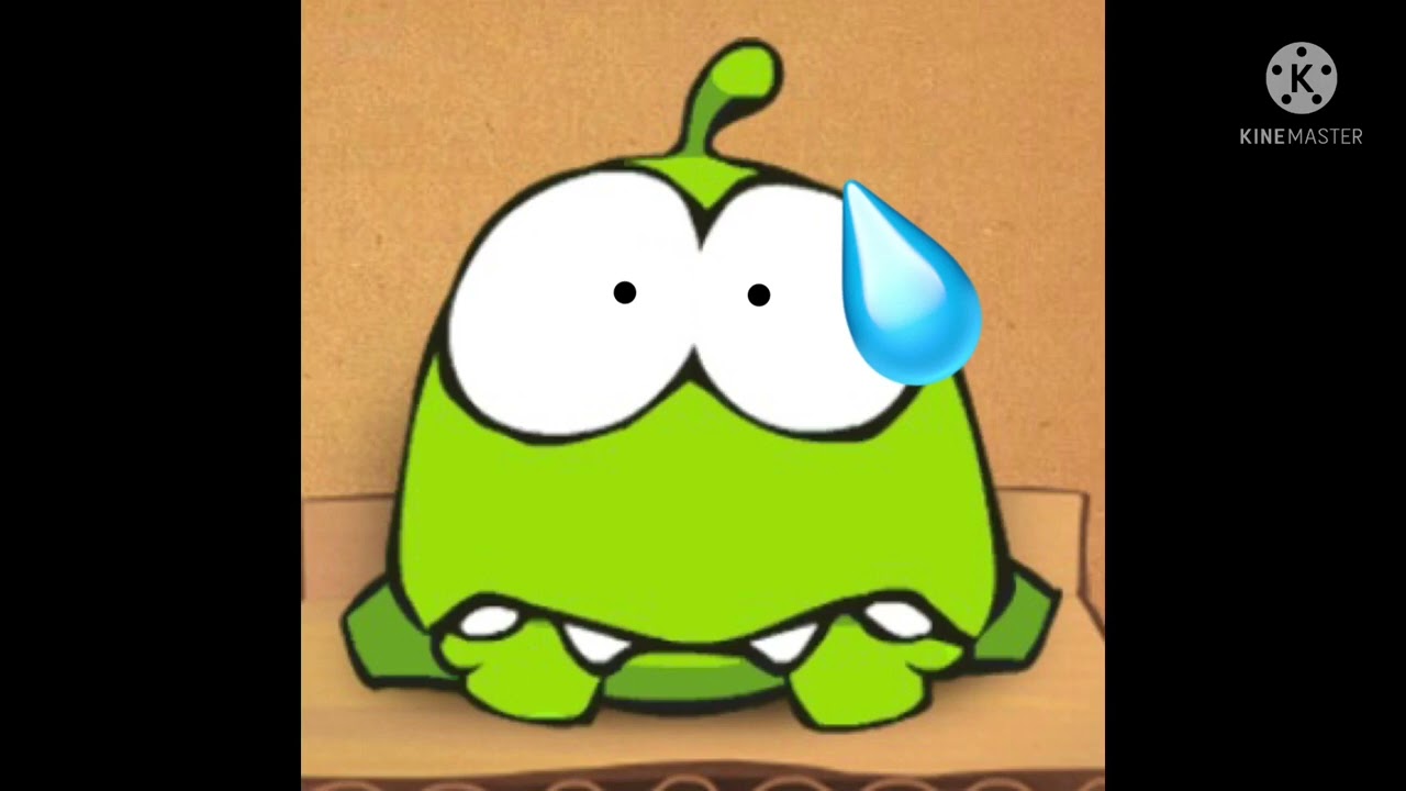 Om Nom Becoming Scared Template