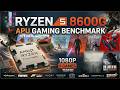 AMD Ryzen 5 8600G – Stock vs XMP vs XMP+PBO | 1080p Gaming Benchmark (9 games)