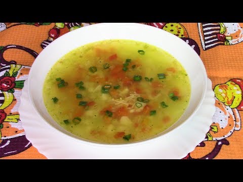 Видео рецепт Постный суп с вермишелью