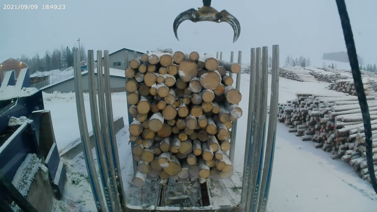 Kuusitukkia sahalle. #timbertruck #timmerbil#kesla