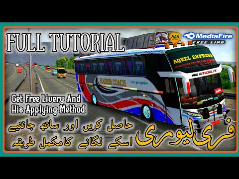 How To add A Livery At Bus || Free Livery For Jb2 Bus || Naseer Coach || NRR