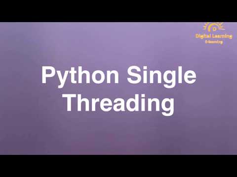 82 Python Single Threading | Online Training Download app from below link