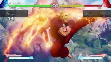 STREET FIGHTER V (BETA) Ken Crossup Regular Tatsu Combo Accidental Swag