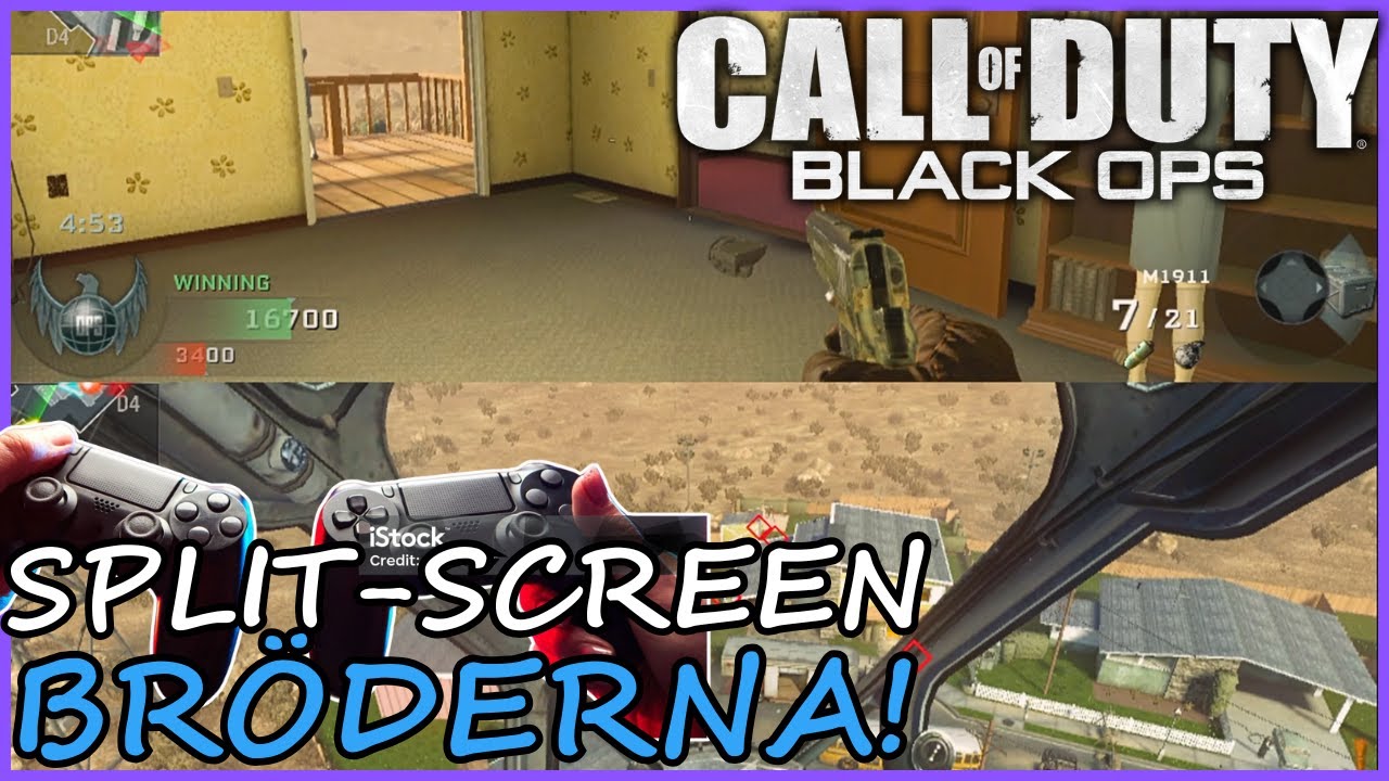 SPLIT SCREEN BRÖDERNA! ~ BLACK OPS 1 FUNNY MOMENTS