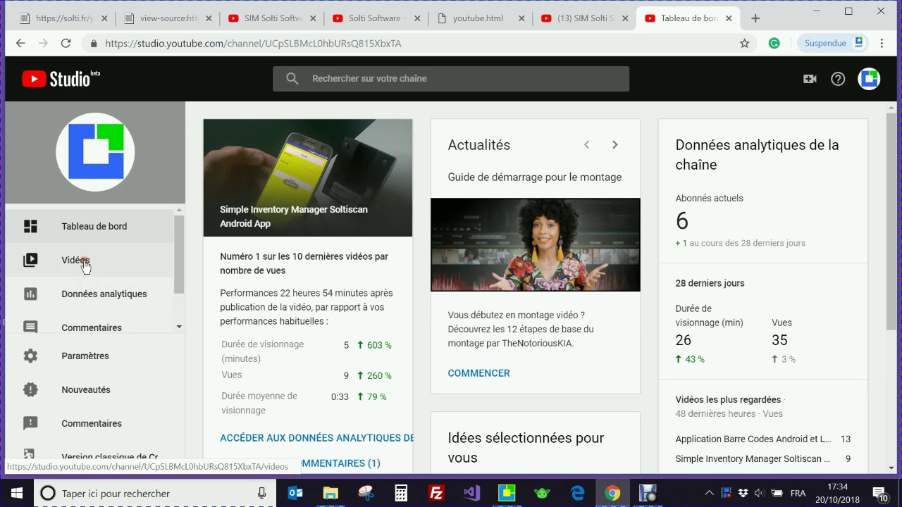 Supprimer une video Youtube - YouTube