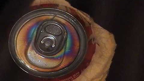 Photoelastcity: Photoelastic stress analysis of a can using photostress analysis system