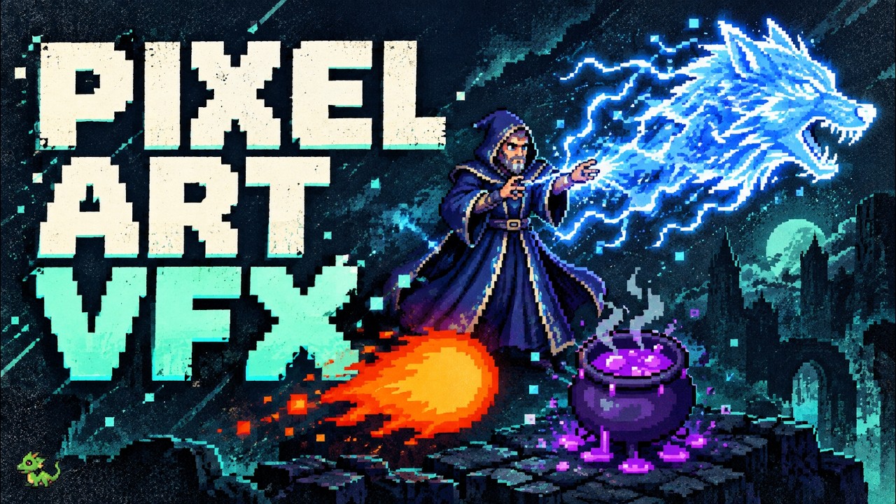 How to Make Animated Pixel Art VFX in PixelLab — Transcript