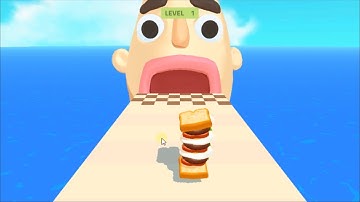 😱🥪 Sandwich Runner Level 1-3 Game Mobile Update All Trailers iOS, Android Gameplay Walkthrough