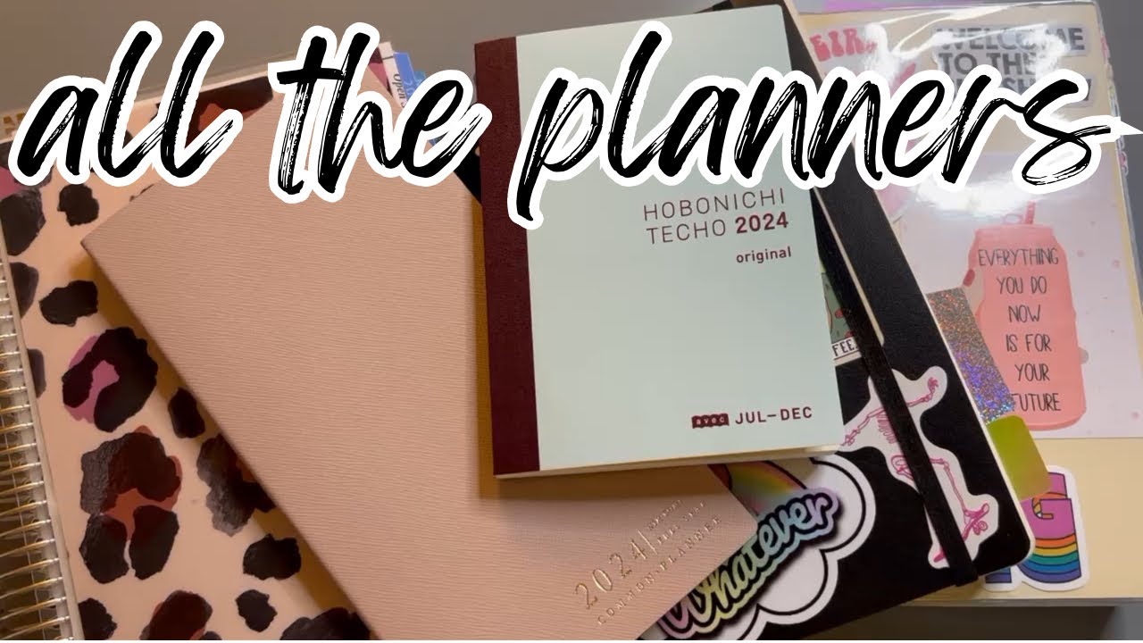 My Planners Lately! All the things I've used & what I'm trying next!