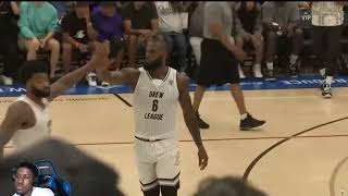 THE KING IS HERE! | LeBron James Drops 42 PTS \& 16 REB In Drew League Return 👀(Reaction)