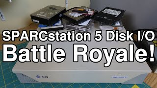 SPARCstation 5 Disk I/O Battle Royale! @TalesofWeirdStuff