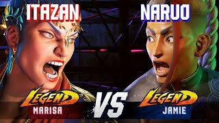 SF6 ▰ ITAZAN (Marisa) vs NARUO (Jamie) ▰ High Level Gameplay