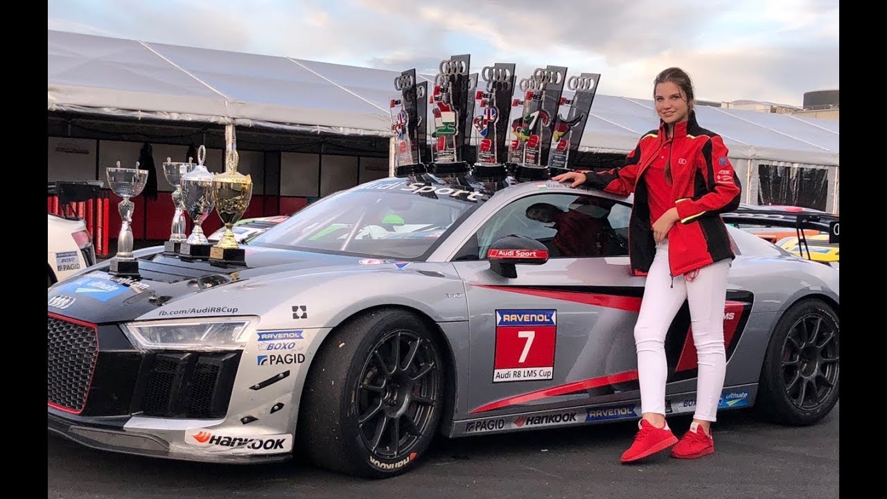Vivien Keszthelyi at the Zala Zone Automotive Proving Ground