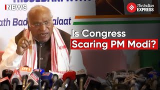 Kharge Hits Back at PM Modi: Accuses Him of Scare Tactics and Polarization