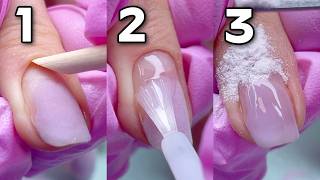 Natural Looking Dip Powder Ombre Manicure Ft. Azurebeauty Kit