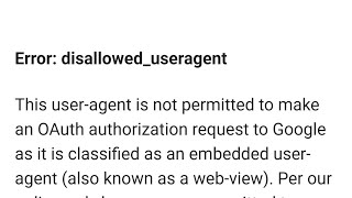 Disalloweduseragentsign In Imgur With Google