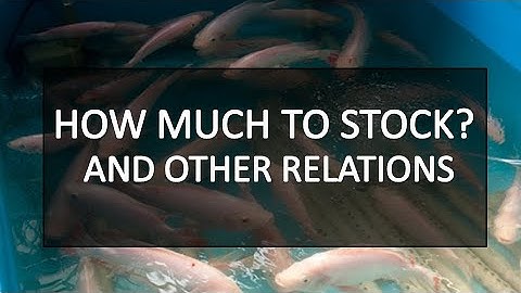 FIS 309 STOCKING DENSITY AND OTHER RELATIONS