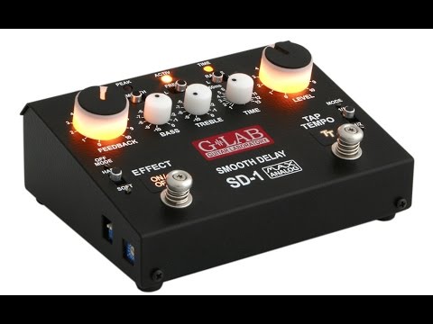 G-Lab SD-1 Smooth Delay - Demo by Simon Gotthelf