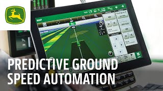 New Combine Technology Predictive Ground Speed Automation John Deere