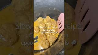Slow cooked meatball recipe 🤍