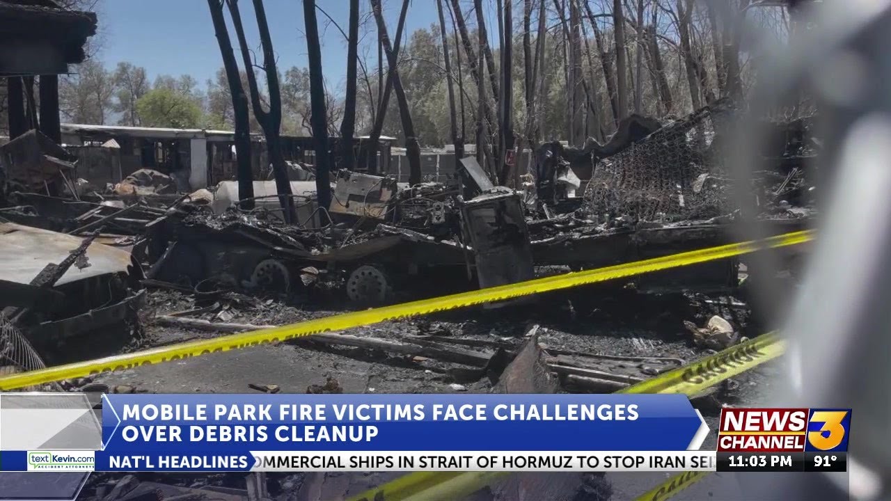 Families displaced by DHS mobile home park fire asked to pay $10,000 ...