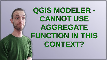 QGIS Modeler - cannot use aggregate function in this context?