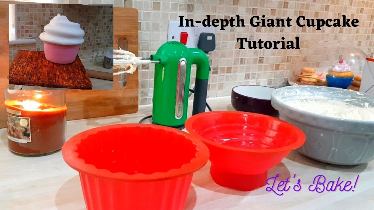 Giant Cupcake cake silicone mould handmade