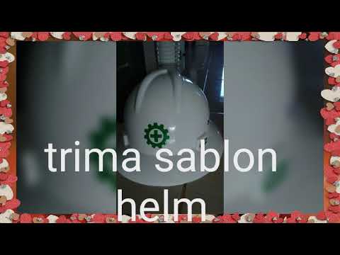 Sablon helm proyek. wa 085219403778