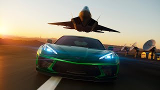 Clinched Corvette C8 VS F22 Raptor