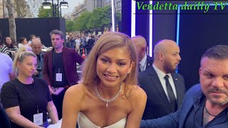 Zendaya take time for da s at challenger premier in##paris #zendaya #zendayaupdate #challenger #yt