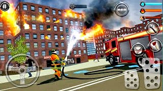 【GAME】| 🎮รถดับเพลิง ช่วยคนดับไฟ กู้ภัยคนเจ็บ#1 | NY City FireFighter 2017 | 3IN1 Art Club❤️ screenshot 2