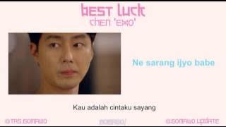 CHEN - BEST LUCK (Ost. It's Okay, It's Love) [MV, EASY LYRIC, LIRIK INDONESIA]