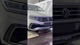 Замена штатной акустики и установка усилителя на Volkswagen Tiguan 2024г #автозвук